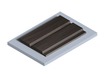 Панель LV123 BR395 HI WOOD 120,0мм х 12,0мм х 2,7м.  (16 шт.)